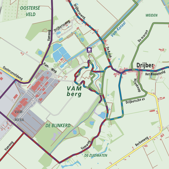 VAM-berg route: Rolde