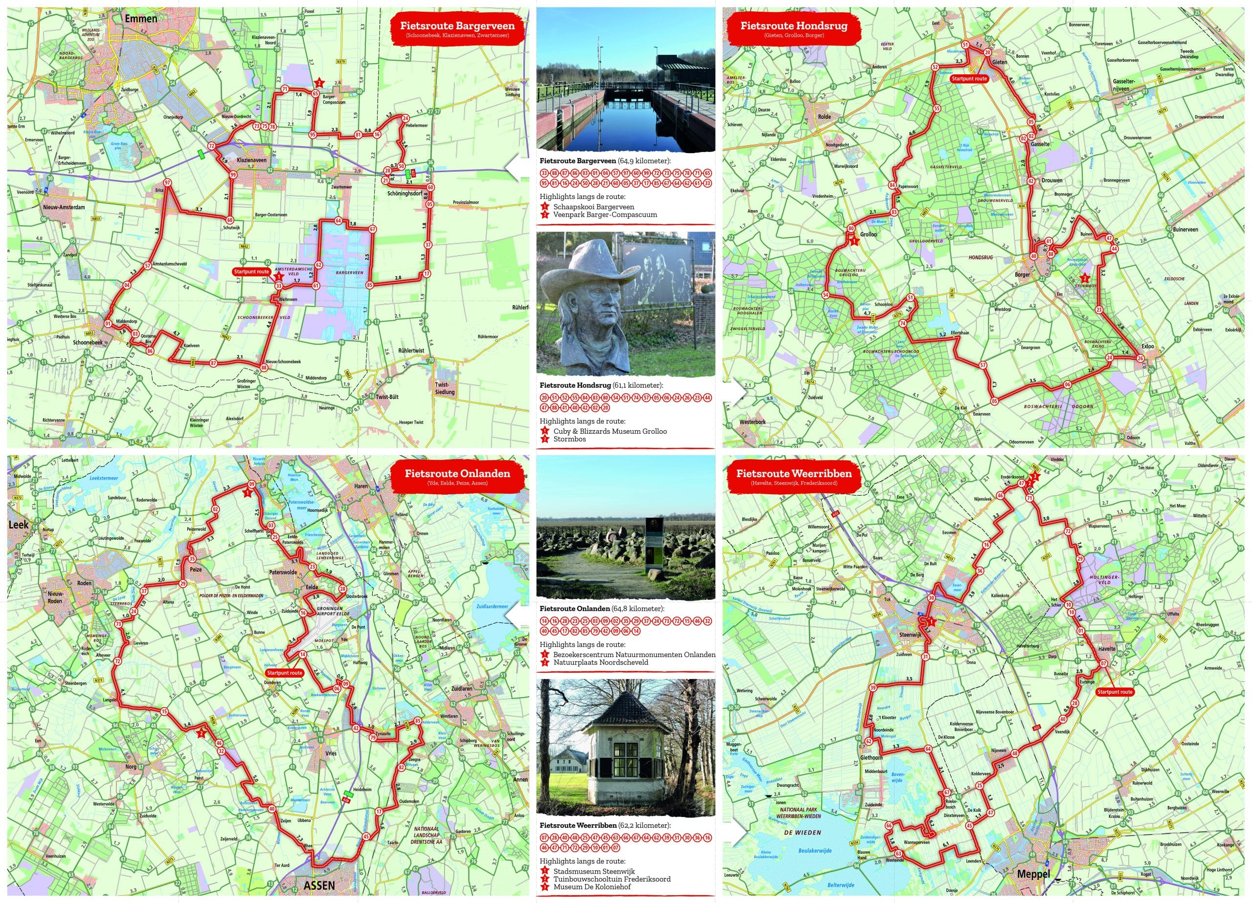 Routes Drenthe Op Fietse Routes Drenthe Op Fietse