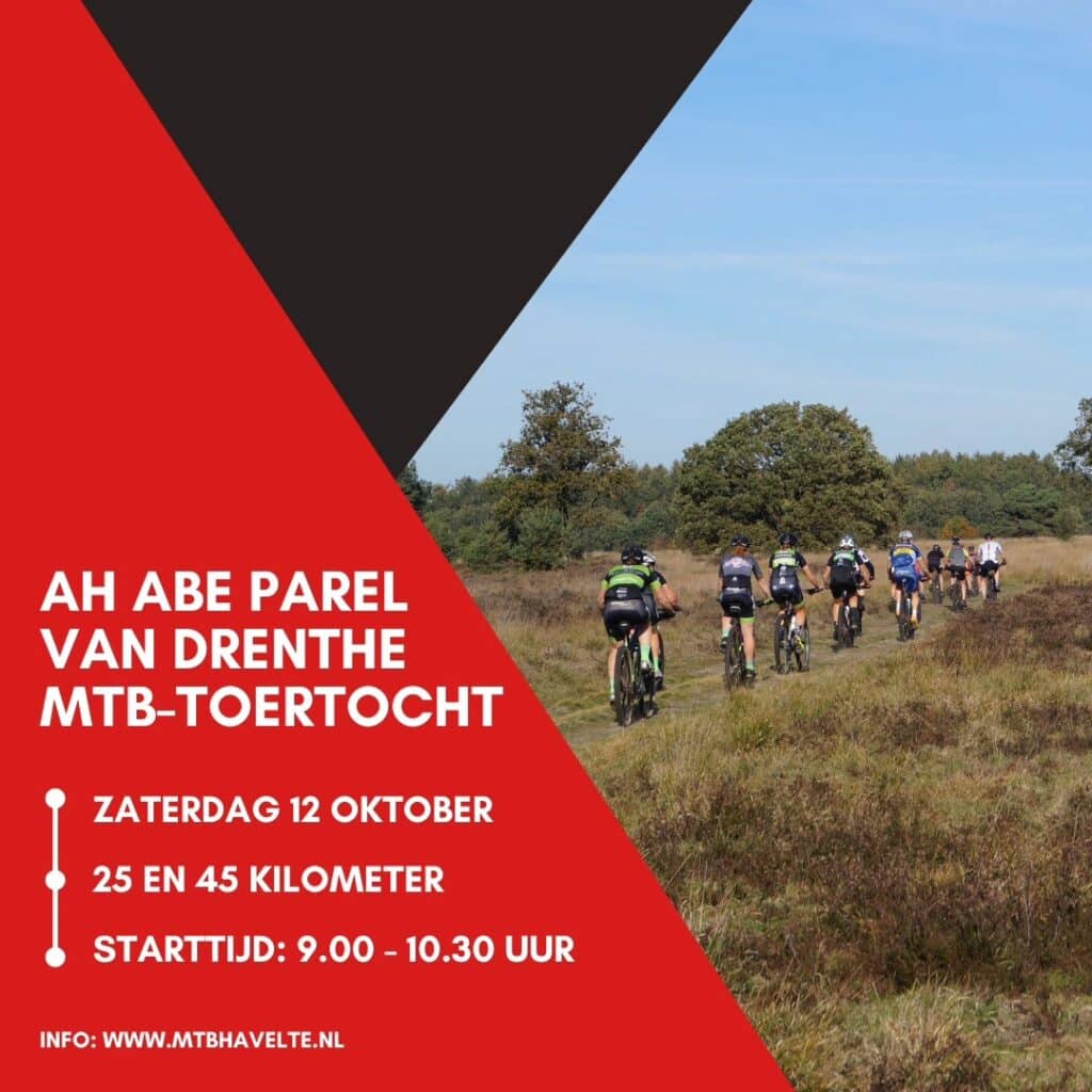 - ah abe parel van drenthe mtb toertocht